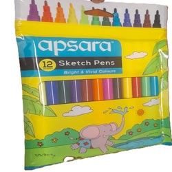 Apsara Sketch Pen - 12 Shades